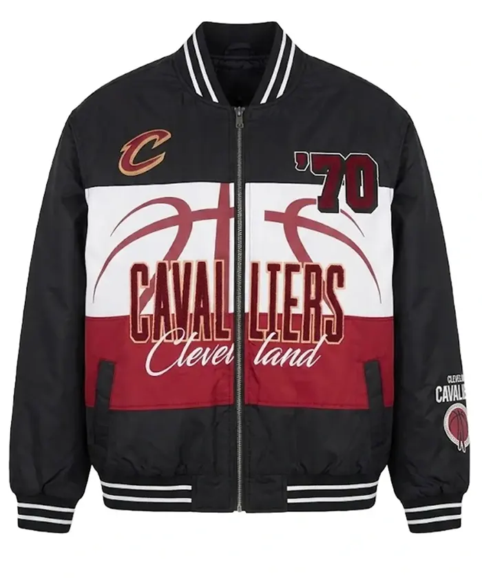 Cleveland Cavaliers Twill Black Bomber Jacket