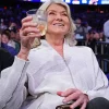 Cleveland Cavaliers vs NY Knicks Game 2 Martha Stewart White Jacket For Sale