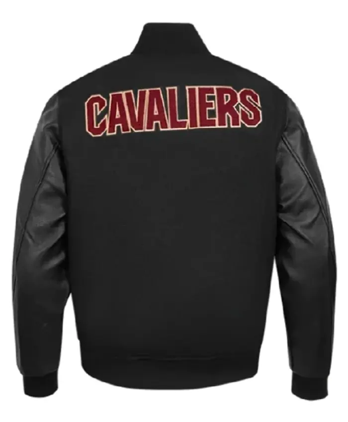 Cleveland Cavaliers black varsity jacket