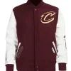 Cleve­land Cav­a­liers Clas­sic Var­si­ty Jack­et Maroon and White