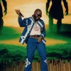 Coachella 2026 Davido Blue Tracksuit Front