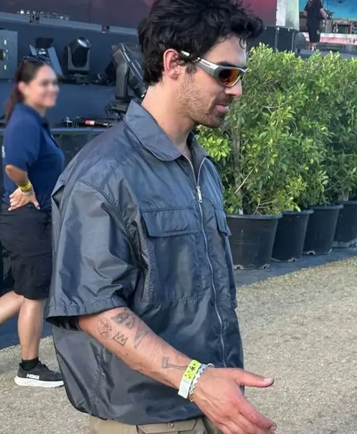 Coachella 2026 Joe Jonas Grey Jacket For Sale