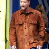 Cole Hauser Global Radio Studios 2026 Suede Jacket