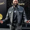 Deon Cole Michael Premiere 2026 Grey Suede Jacket For Sale