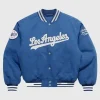 Dodgers Madhappy Royal World Series Varsity Jacket Front
