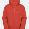 Downpour Mountain Waterproof Rab Jacket Orange