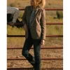 Dutton Ranch S01 Kelly Reilly Single Breasted Blazer