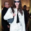 Ella Hunt NYC 2026 White Jacket