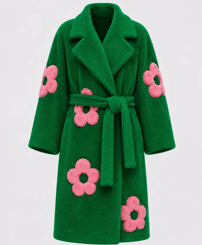 Elsbeth S03 Carrie Preston Green Flower Coat