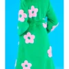 Elsbeth S03 Carrie Preston Green Flower Coat Back