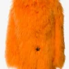 Elsbeth S03 Carrie Preston Orange Fur Coat For Sale