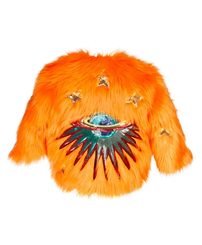 Elsbeth S03 Carrie Preston UFO & Star Fur Jacket Back