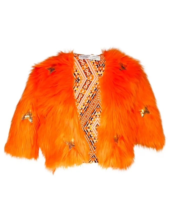 Elsbeth S03 Carrie Preston UFO & Star Fur Jacket For Sale