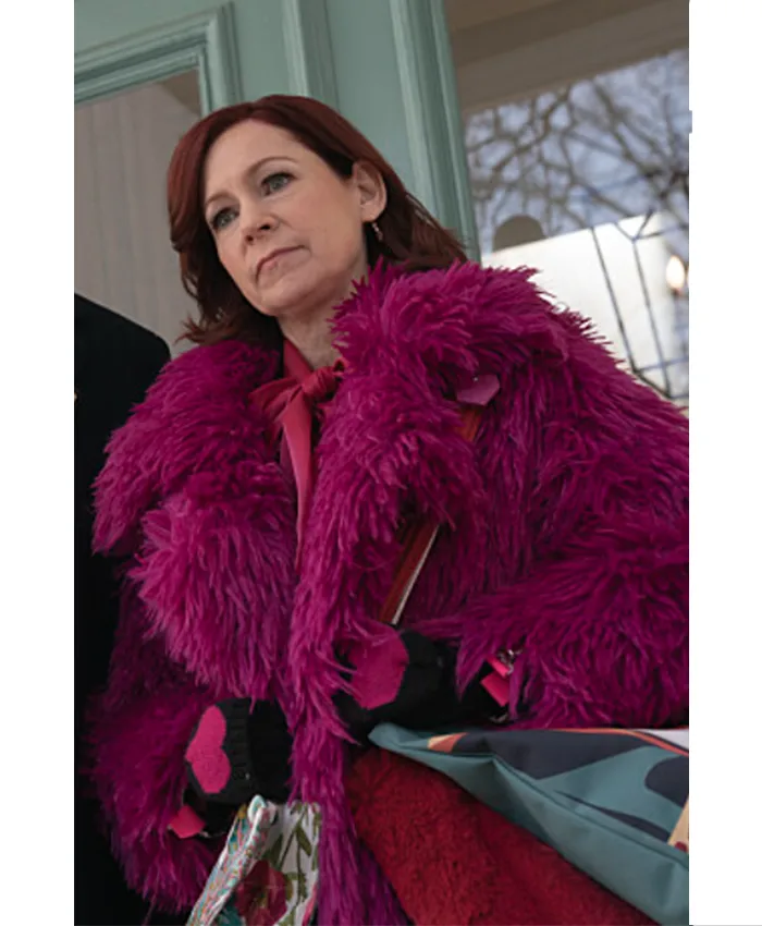 Elsbeth Tascioni Elsbeth S03 Shaggy Pink Coat