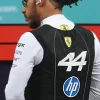 F1 Miami Grand Prix Lewis Hamilton Black Vest Back