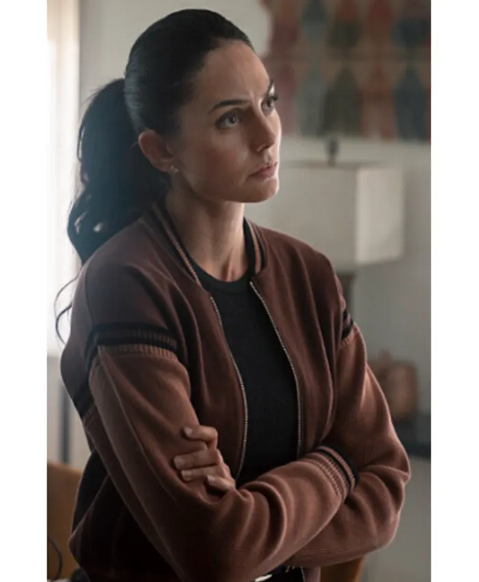 FBI S08 Pardis Saremi Zip Bomber Jacket