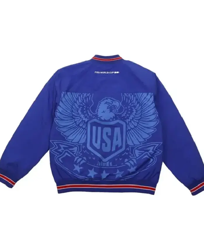 FIFA World Cup 2026 USA Blue Bomber Jacket For Sale