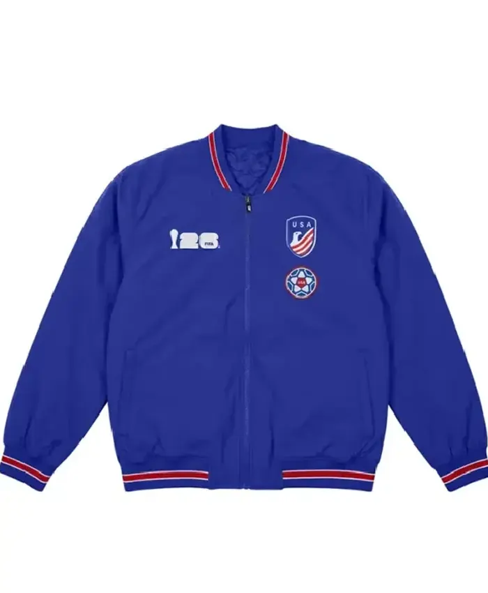 FIFA World Cup 2026 USA Blue Bomber Jacket