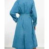 Falling S01 Rakie Ayola Denim Trench Coat Back