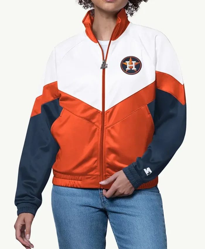 Houston Astros Teamwork Varsity Track Jacket