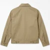 Insulated Eisenhower Jacket Beige Back