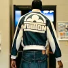 Jalen Williams Blue Floral Leather Jacket Back