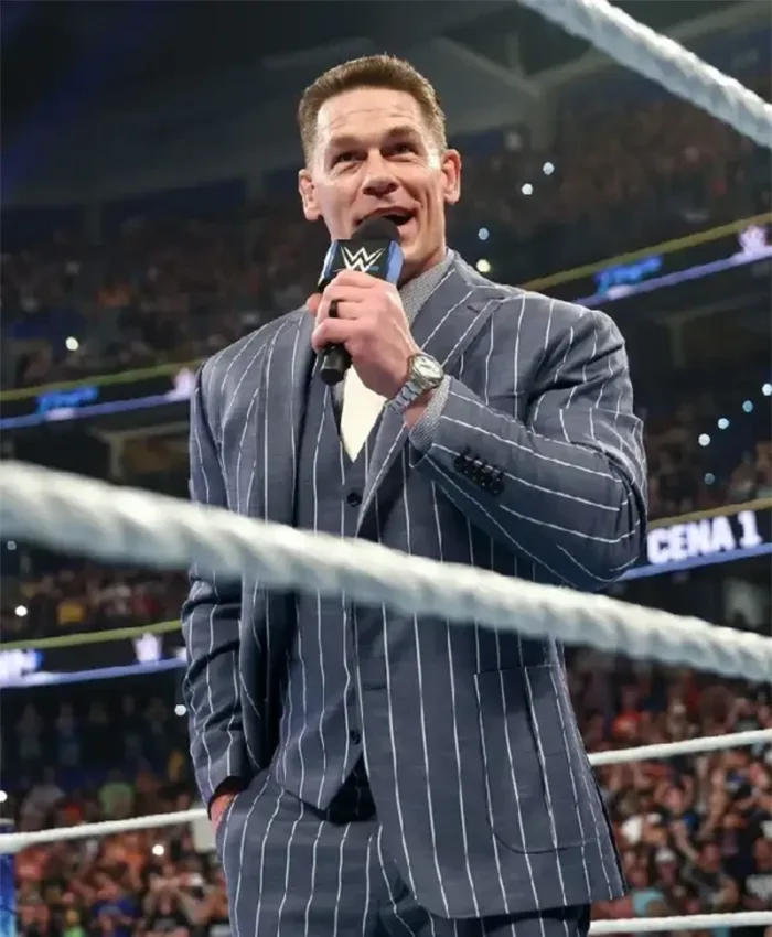 John Cena WWE Backlash 2026 Suit Front