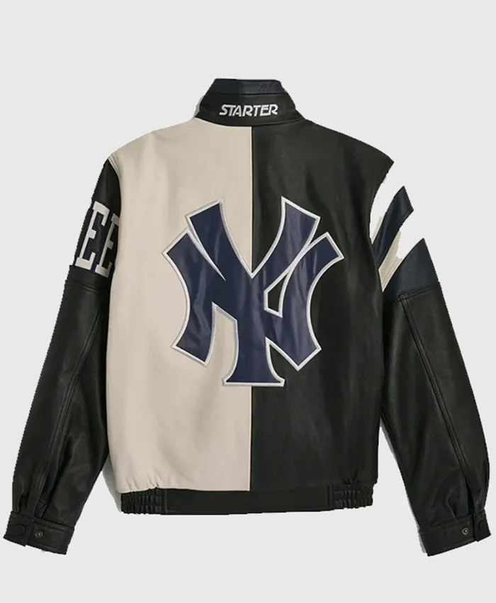 Jordan Clarkson NY Yankees Vintage Jacket Back