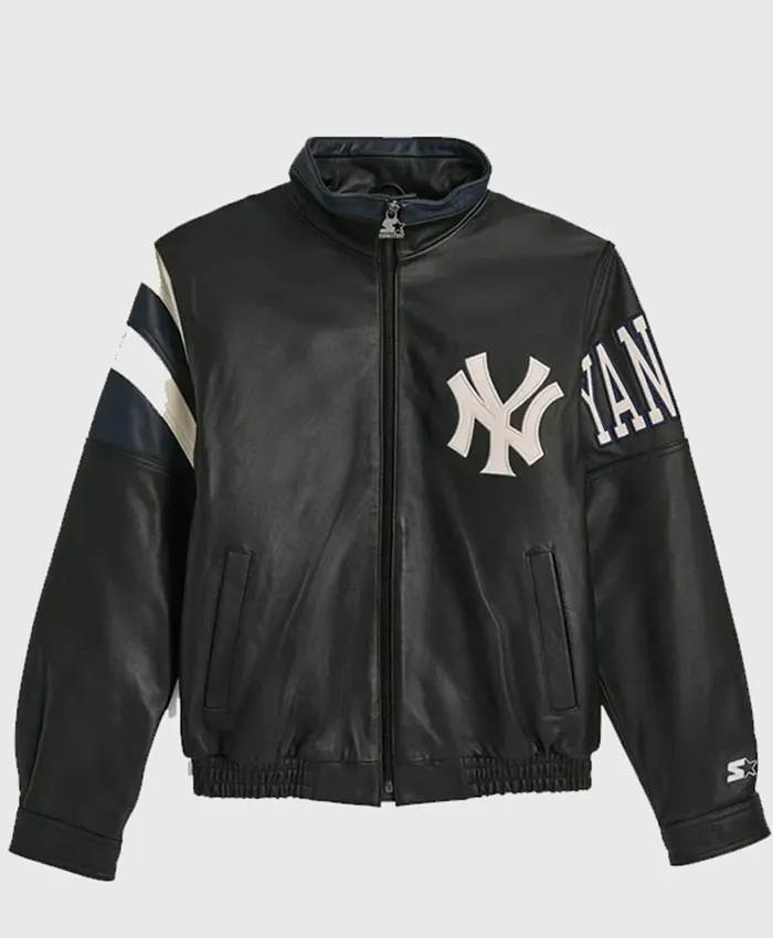 Jordan Clarkson NY Yankees Vintage Jacket Front