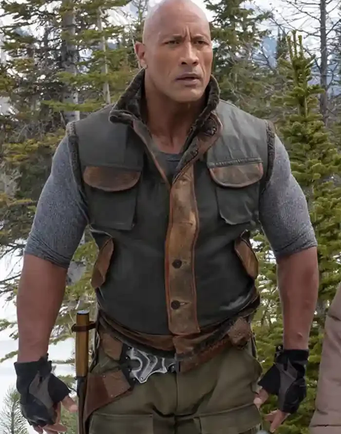 Jumanji The Next Level Dwayne Johnson Leather Vest