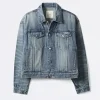 Jungkook Calvin Klein Blue Denim Trucker Jacket For Sale