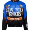 Karl-Anthony Towns Jeff Hamilton NY Knicks Skyline Jacket Front