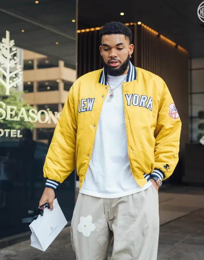 Karl-Anthony Towns New York Knicks Yellow Jacket