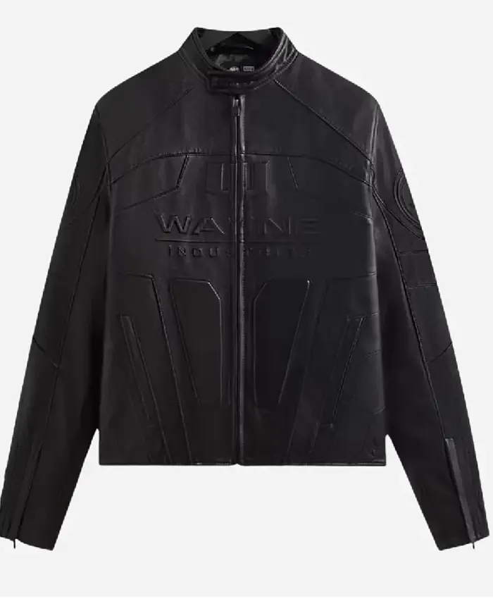 Kith x Batman Black Leather Jacket