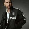 Kith x Messi x Adidas Football Black Suede Jacket