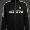Kith x Messi x Adidas Football Black Suede Jacket For Sale