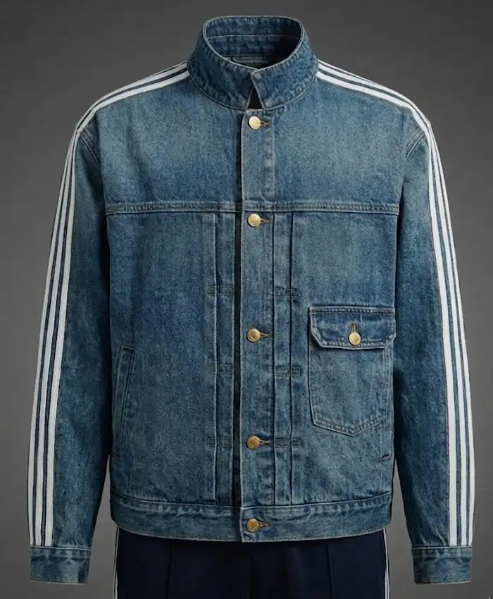 Kith x Messi x Adidas Football Denim Jacket - Image 2