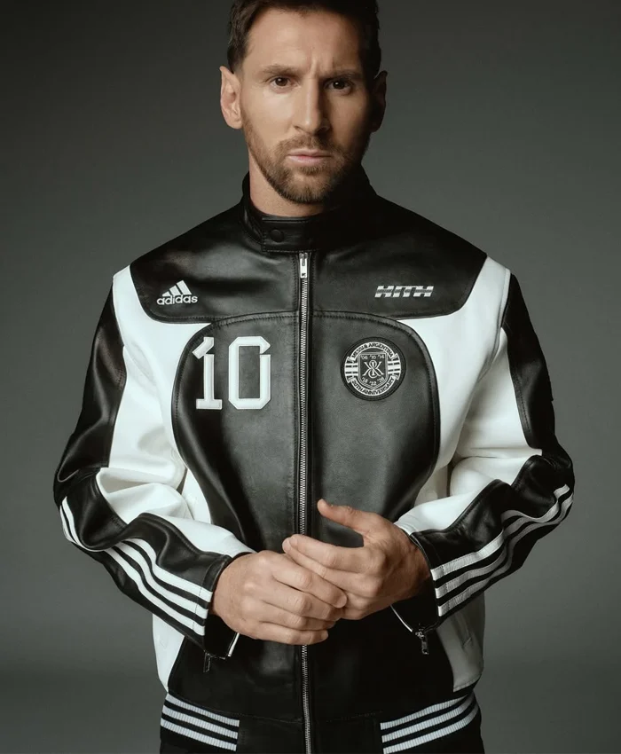 Kith x Messi x Adidas Football Leather Jacket