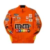Kyle Busch M&Ms Full-Snap Orange Twill Uniform Jacket