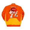 Kyle Busch M&Ms Full-Snap Orange Twill Uniform Jacket Back