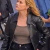 LA 2026 Reese Witherspoon Black Leather Jacket Front