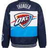 LA Clippers Twill Navy Blue Bomber Jacket For Sale