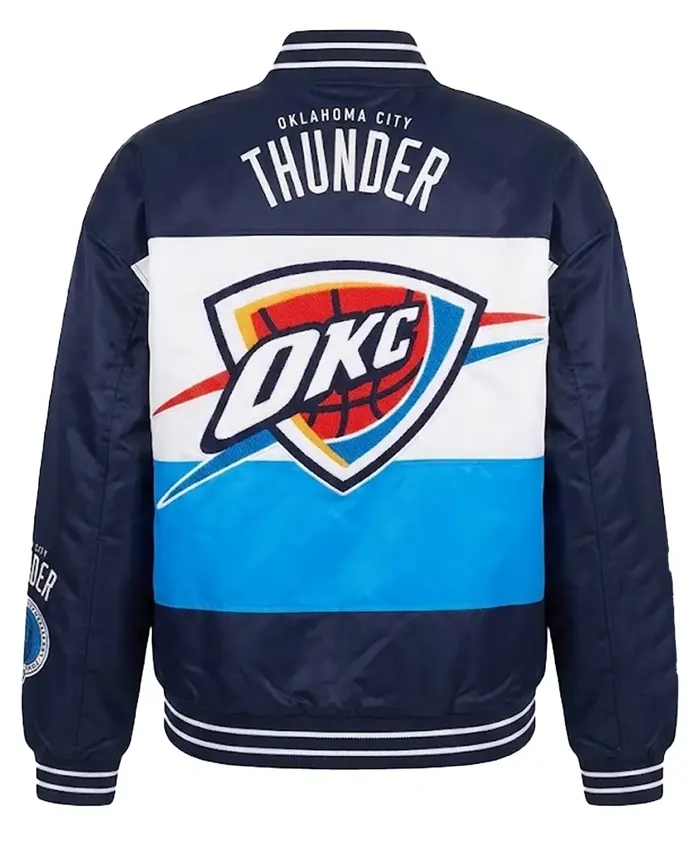 LA Clippers Twill Navy Blue Bomber Jacket For Sale