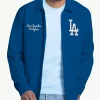LA Dodgers Franchise Full Zip Blue Jacket