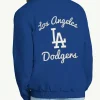 LA Dodgers Franchise Full Zip Blue Jacket For Sale
