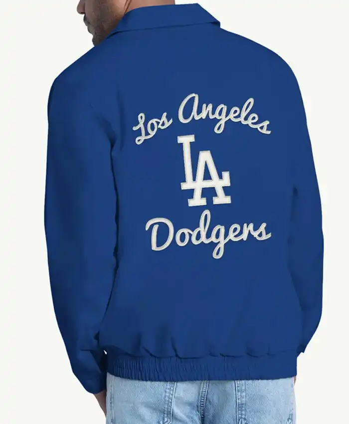 LA Dodgers Franchise Full Zip Blue Jacket For Sale