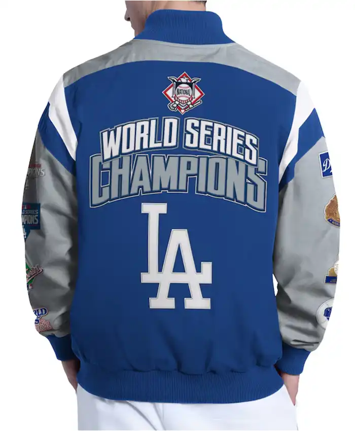 LA Dodgers Strong Safety Commemorative Royal Jacket For Sale