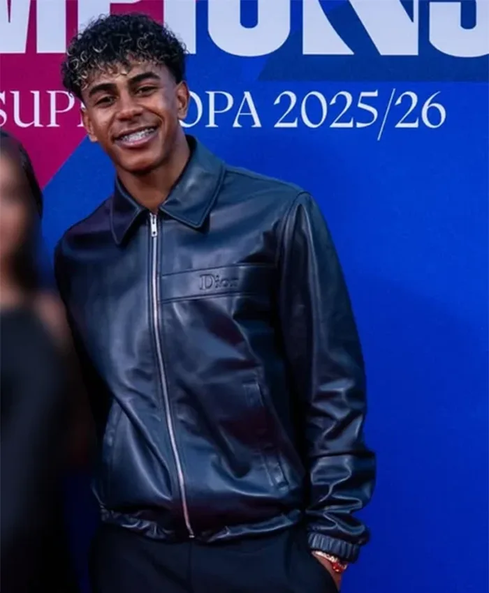 Lamine Yamal x Dior Navy Blue Zip-up Jacket