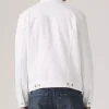 Levi’s White Denim Trucker Jacket For Sale