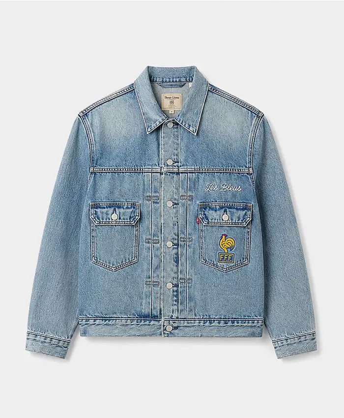 Levi’s X France World Cup Denim Jacket For Sale
